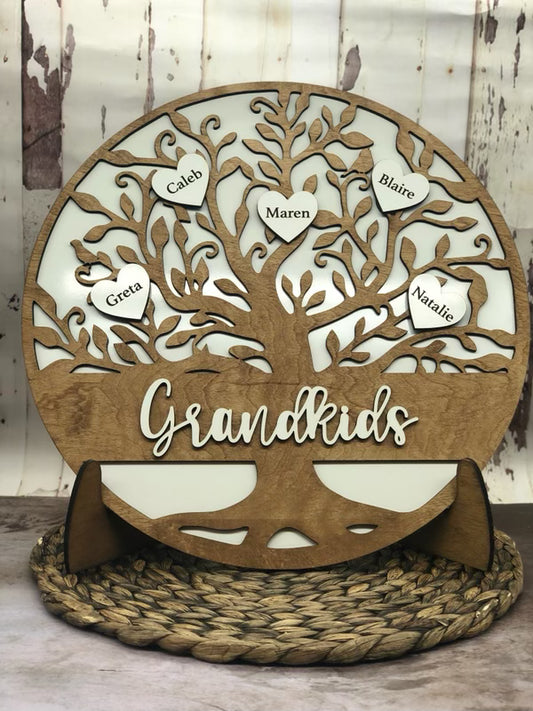 Custom Engraved Family Tree
