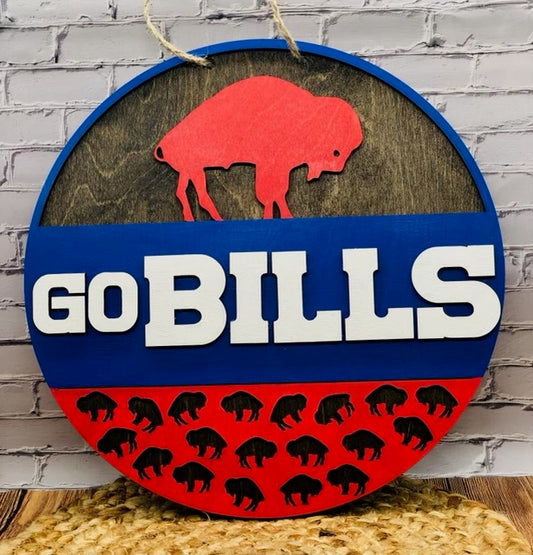 Go Bills Door Hanger