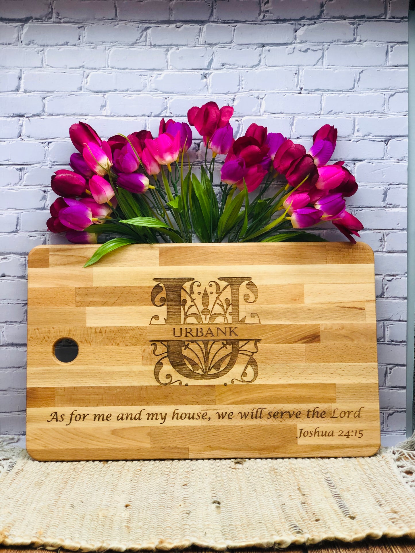 Cutting Board Personalized Monogram