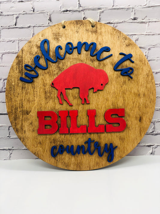 Welcome to Bills Country Door Hanger