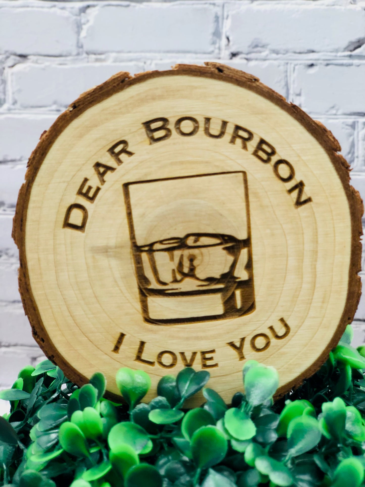 Bourbon Wooden Coasters