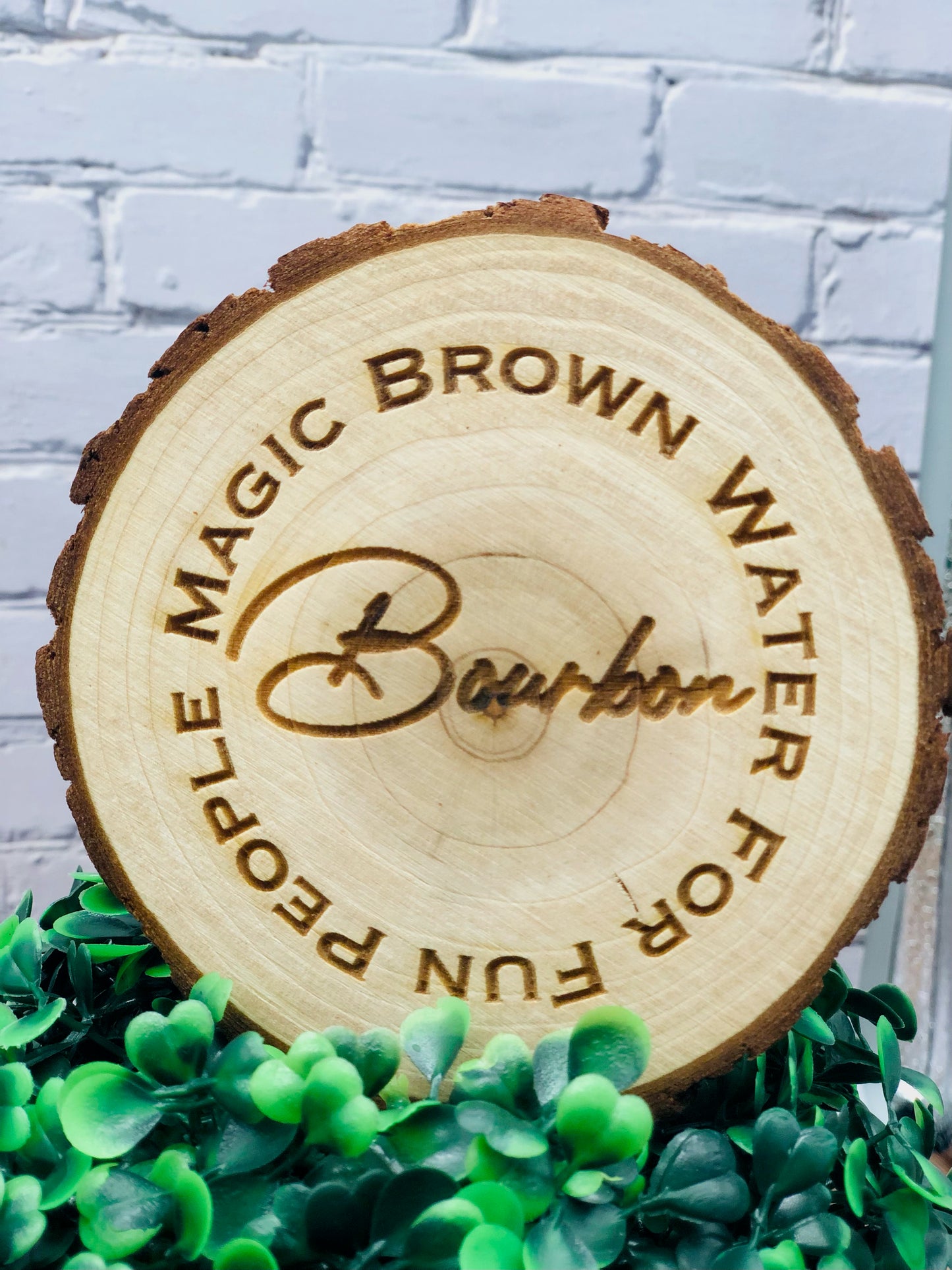 Bourbon Wooden Coasters